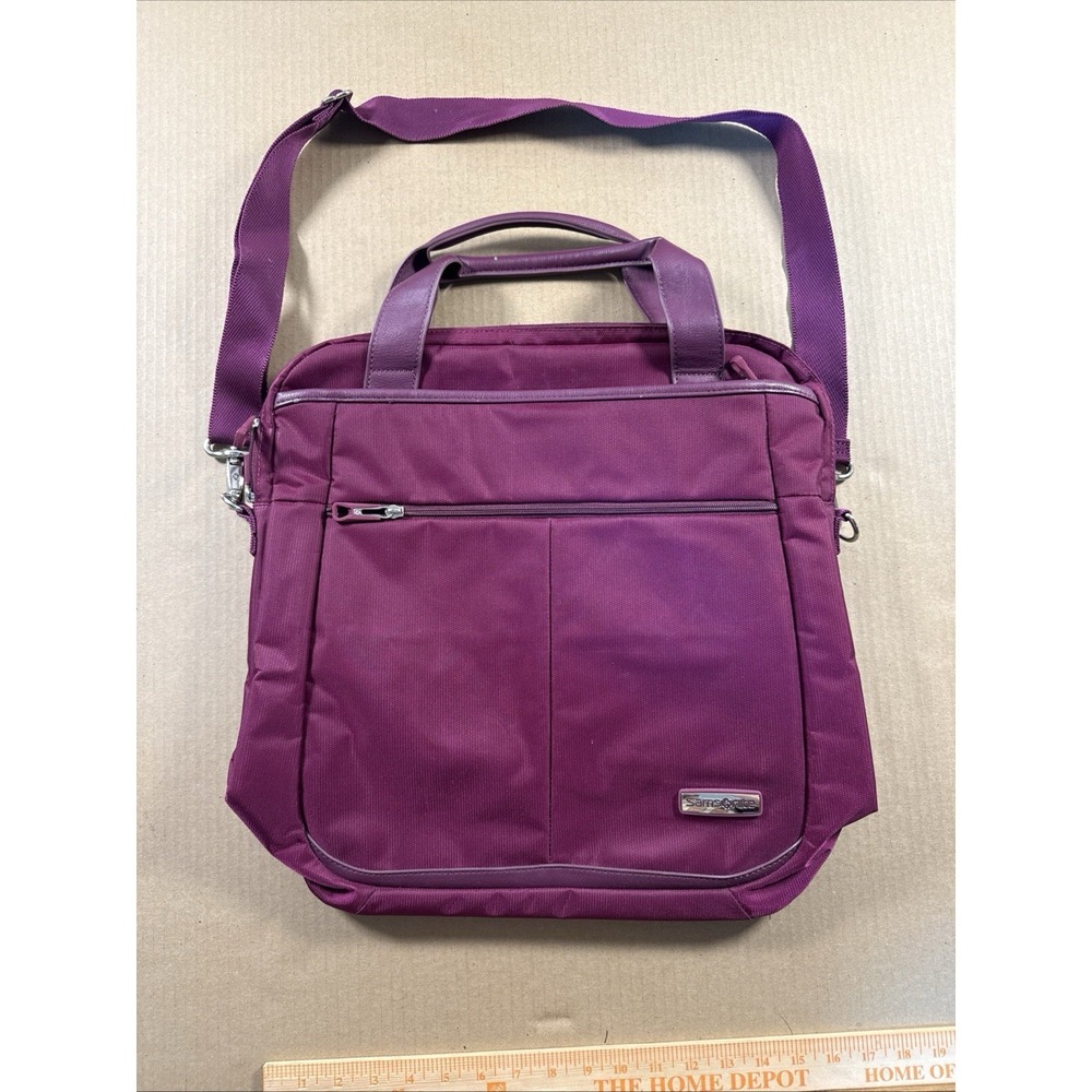 Samsonite Mobile Solution Convertible‎ Bag Purple, Size 17'' x 16'' x 8''